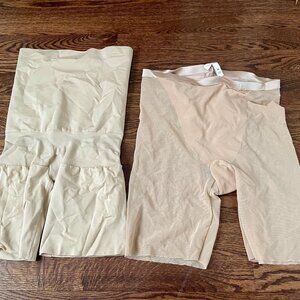 Lot of Two Women's Size Medium Spanx Haute Contour + Assets Girdle Panties